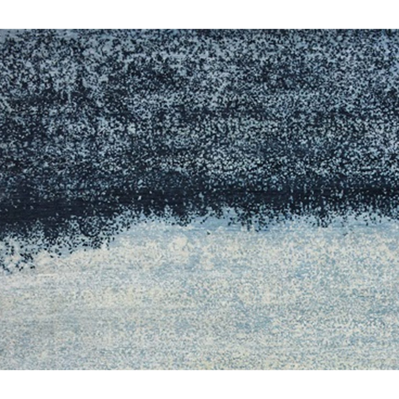 Handmade Silk and Wool Area Rug, Rectangle 10' x 14'