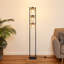 Lampe sur pied 63,98 "en rotin 3 lumières Boho Farmhouse