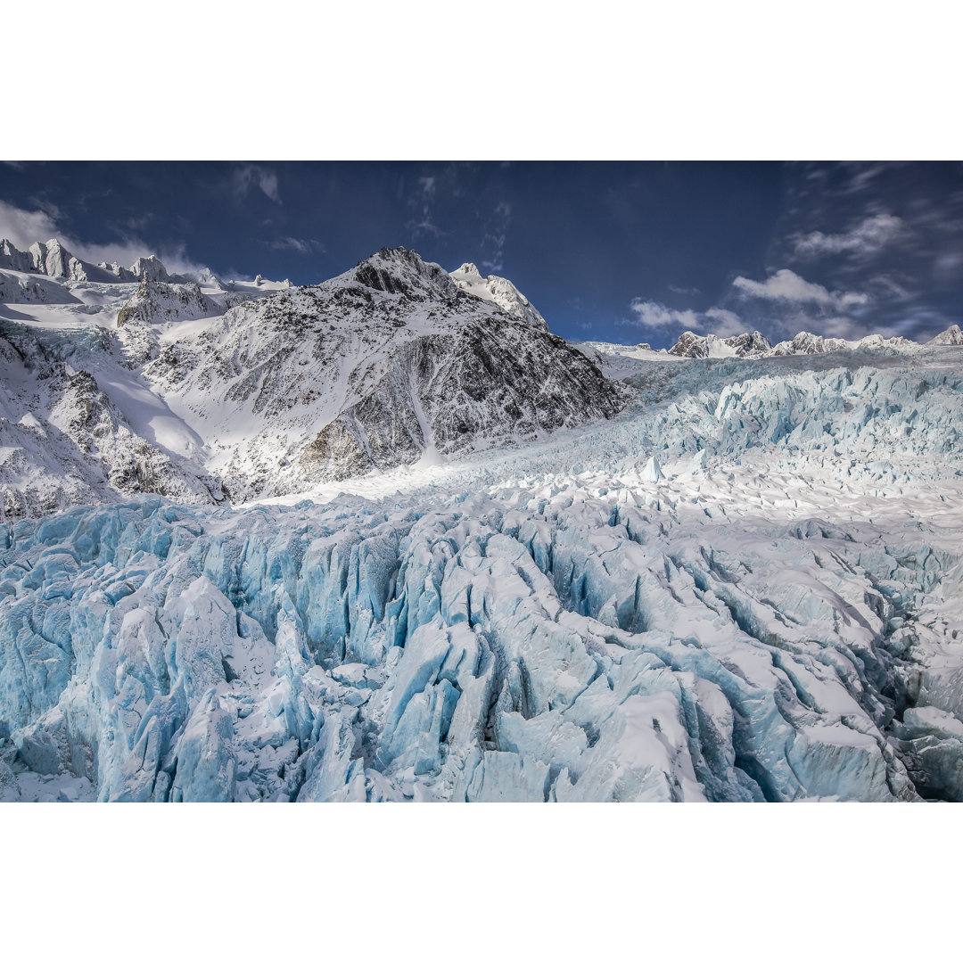 Leinwandbild Luftaufnahme des Franz Josef Gletschers, Neuseeland