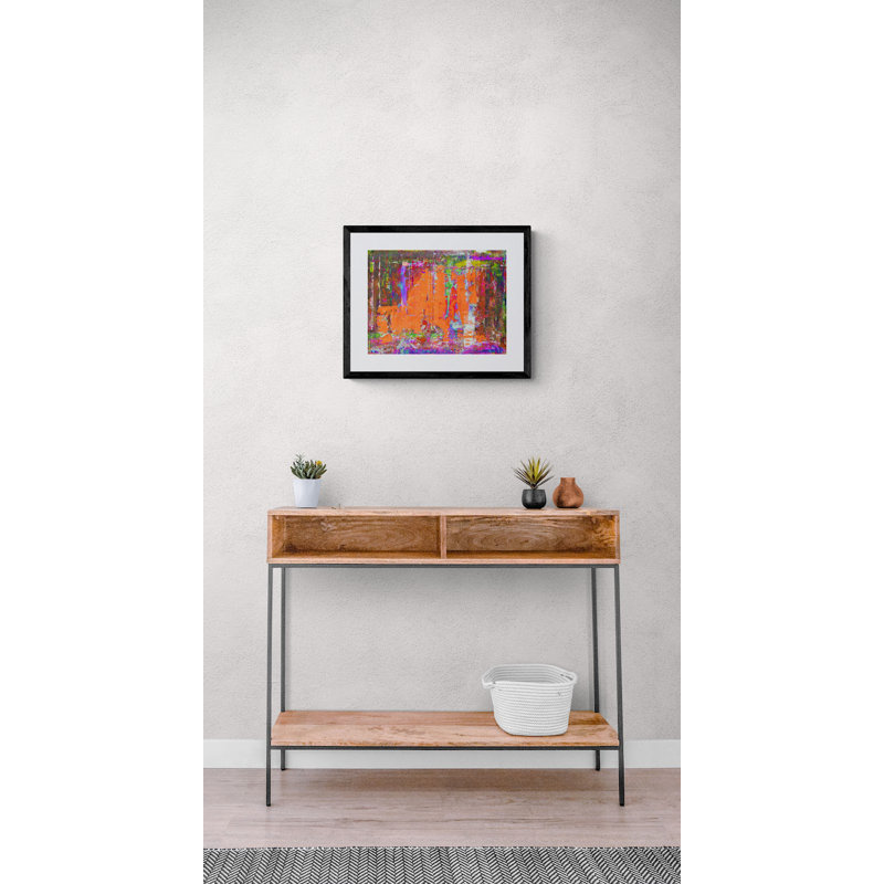 Above The Surface Print by Drew Gaffney, Black Framed Paper, 17.25" H x 21.25" W
