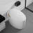 Bidet Included Smart Toilet, Auto Open/Close, Foot Sensor Operated, Siphonic Flushing, Led Display, Bathroom Essential Embedded Open/Close Seat, Sensor, 1.28 Warm Air Dryer, Upgrade-124251632