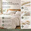 Ensemble de housse de couette en lin et coton très grand - Ensemble de literie douce et respirante avec texture naturelle pour toutes les saisons-1291394260-1283030080