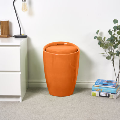 Azarael 36cm Wide Faux Leather Novelty No Pattern And Not Solid Ottoman with Storage
