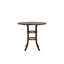Slat Top 42" Round Bar Table, Java