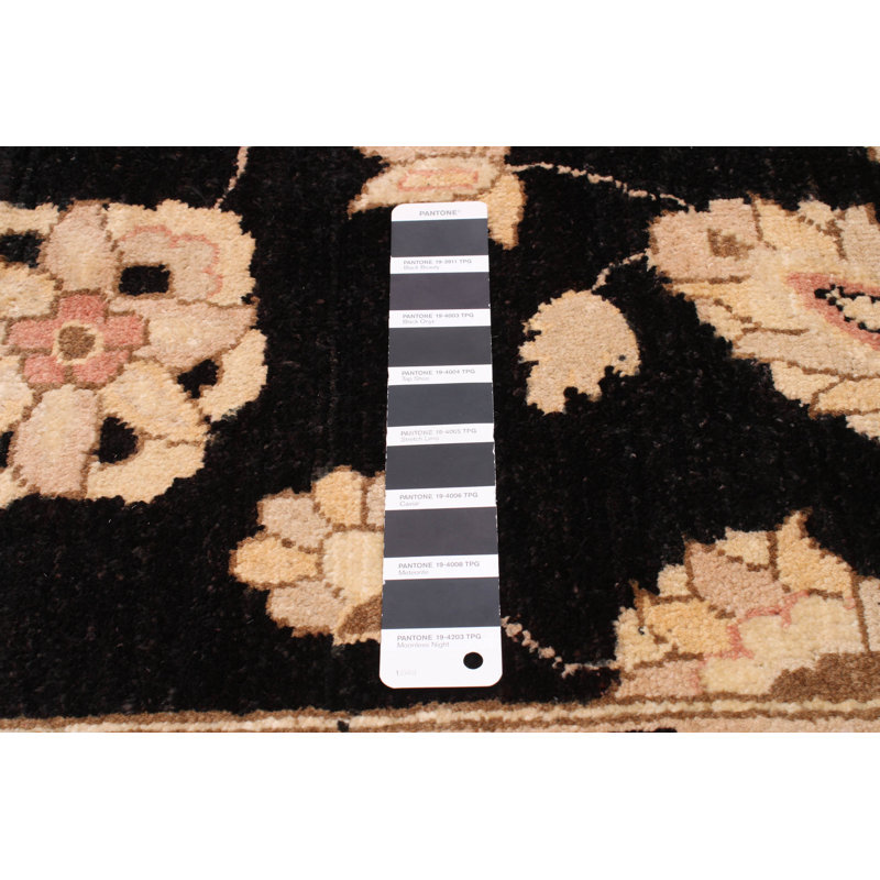 Tapis unique en laine noué à la main 9 pi x 11 pi 8 po nouvel âge Masmoudi