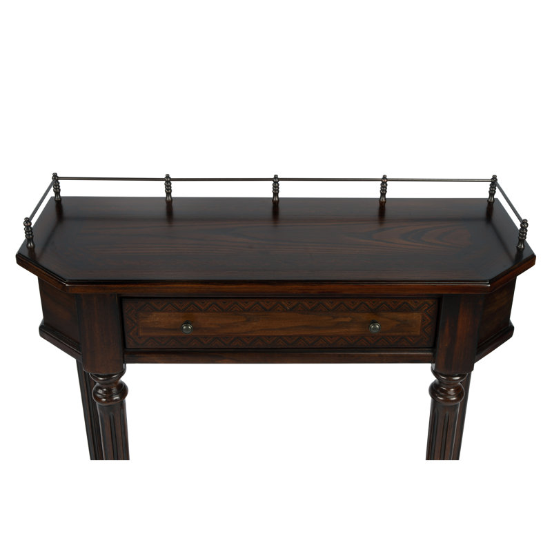 Charleston One Drawer Console Table, Plantation Cherry