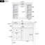 Meuble-lavabo de salle de bain avec 2 portes et 4 tiroirs - Option de rangement pour meuble-lavabo simple 36 po-1294758807
