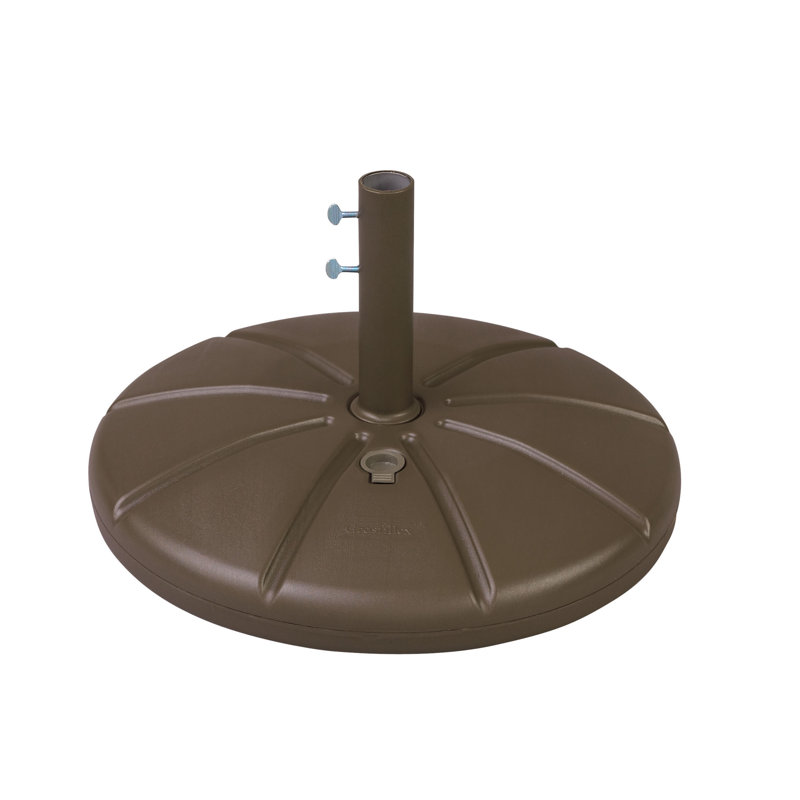  base De Parasol Autoportante En Résine, Bronze