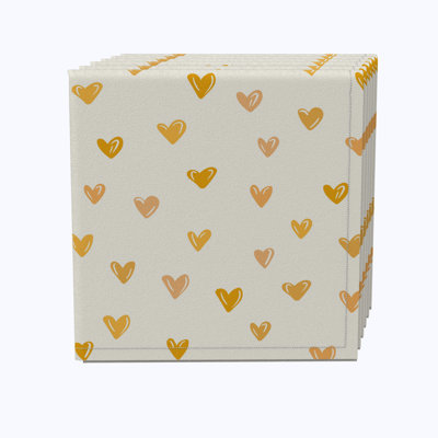 Cotton Twill Geometric Square Napkin