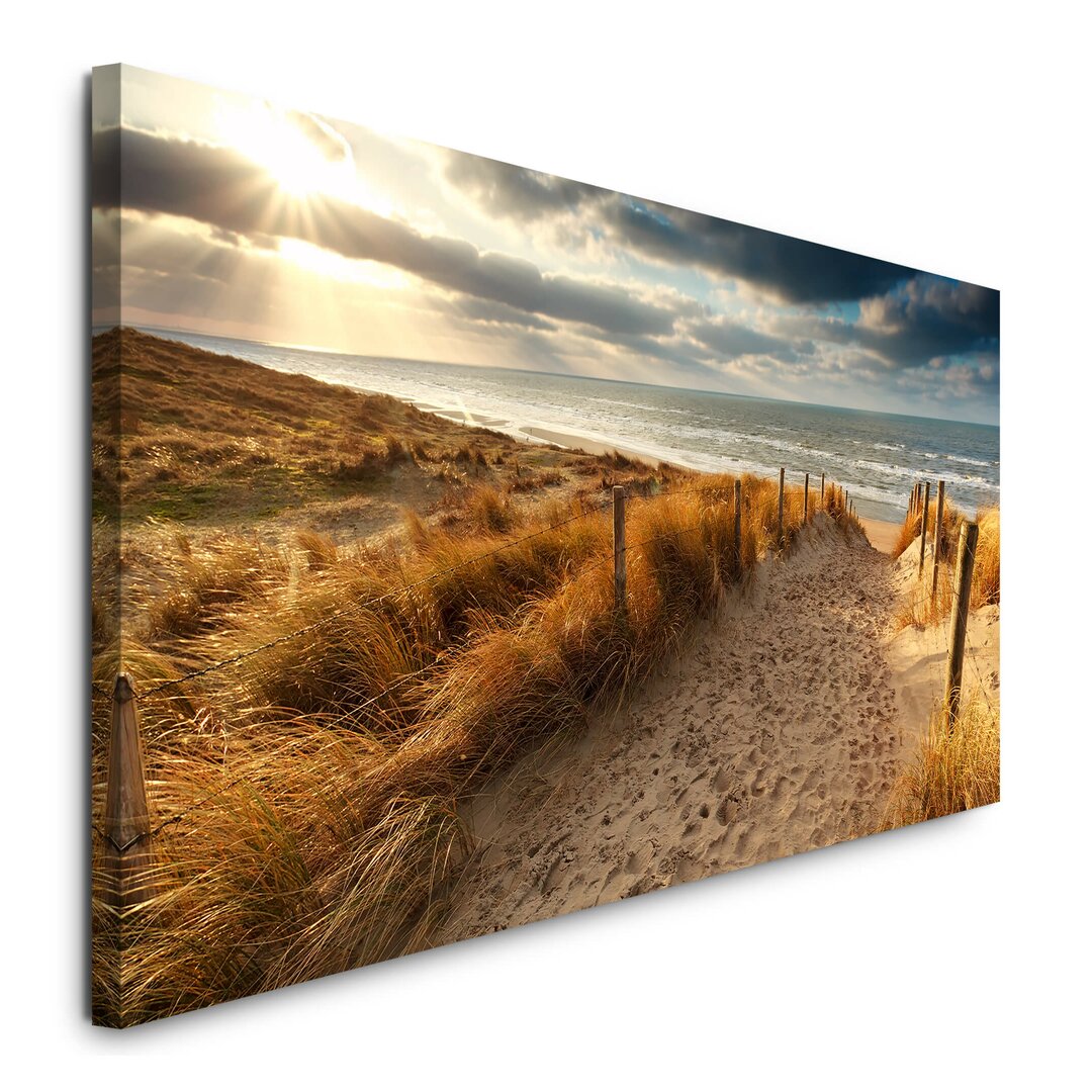 Leinwandbild Niederlande Strand