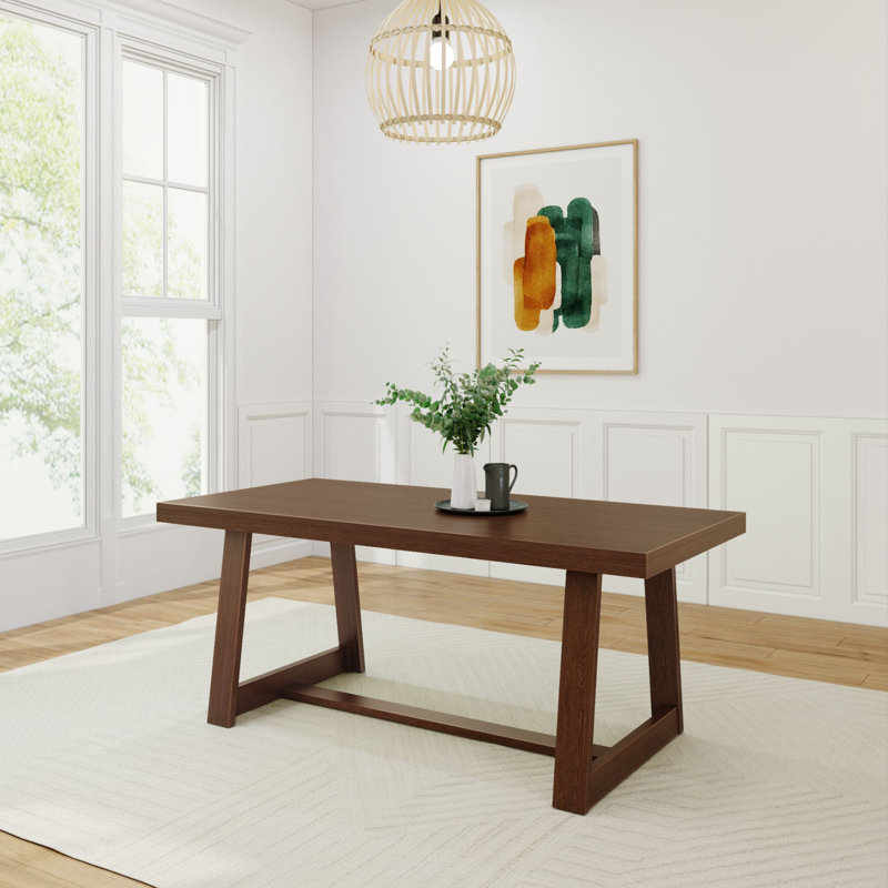 Table de salle à manger Linzy, Noyer brossé, L 36 po x L 72 po