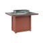 Berlin Gardens Donoma Rectangular Dining Fire Pit Table-75444957-75444971