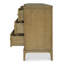 Commode à 6 tiroirs en bois massif l 78,75 po