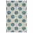 Steve Hand Tufted Wool/Viscose Geometric Rug in Turquoise/Yellow-20238301