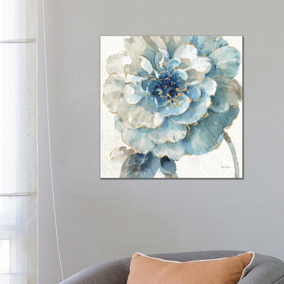 Indigold VII 1 Piece Wrapped Canvas Painting