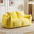 Similifourrure jaune