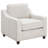 Juwann Upholstered Sloped Arm Accent Chair Beige