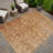 Machine Washable Indoor/Outdoor Chantille ACN2324 Ikat Rug-311926574