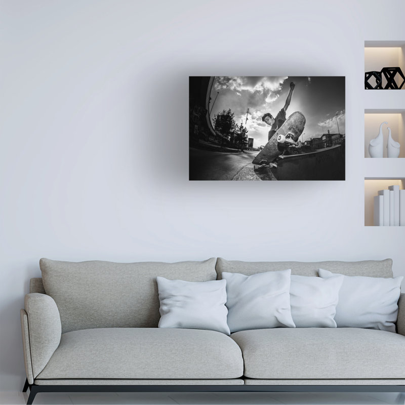 Œuvre sur toile, Bachelor, H 22 po x l 32 po