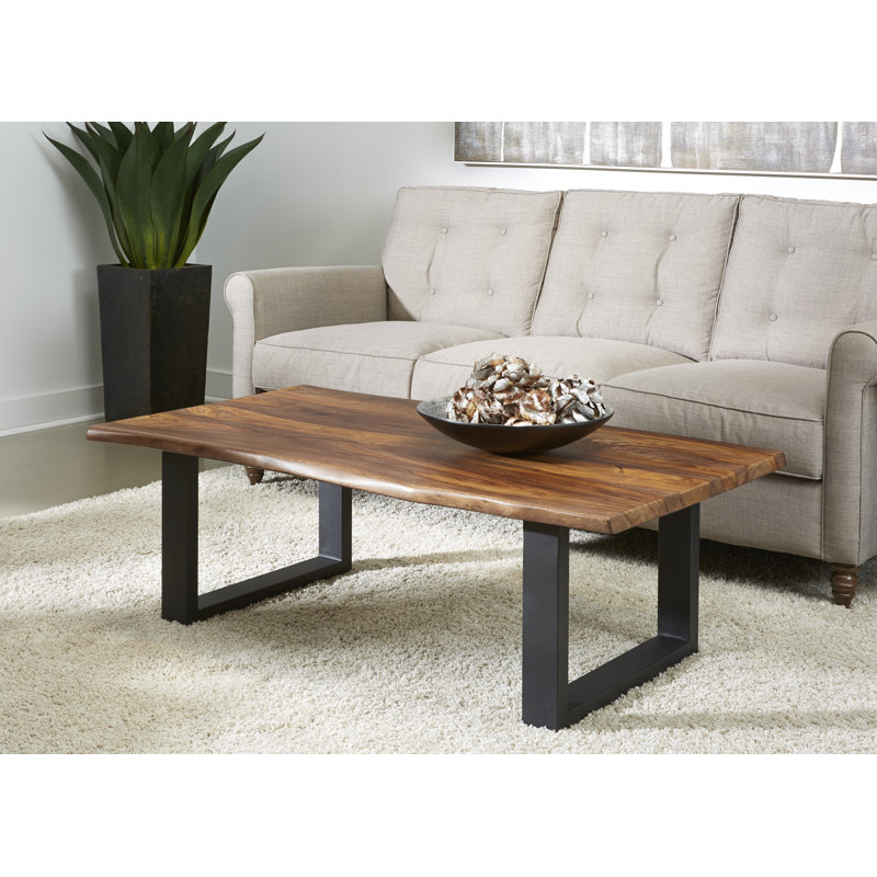 Minatare Solid Wood Top Single Coffee Table
