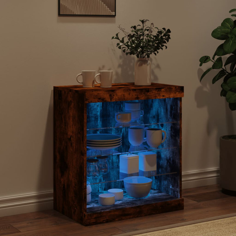 Basilina 60.5cm Sideboard, Smoked Oak