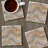 Agate Allure II 4-Pack Tumbled Tile Stone Coasters