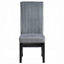 Ensemble de 2 chaises d'appoint en velours côtelé gris Kini