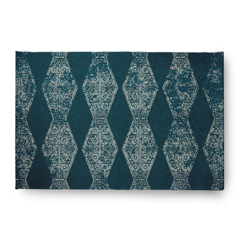 Del Chenille Geometric Indoor Rug, Rectangle 4' x 6'