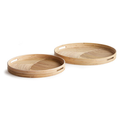 Jelani Rattan/Wicker Decorative Tray
