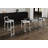 Modern Bar Stools Upholstered Counter Stool With Low Back And Metal Frame Industrial Island Chairs For Kitchen/Pub-821852116