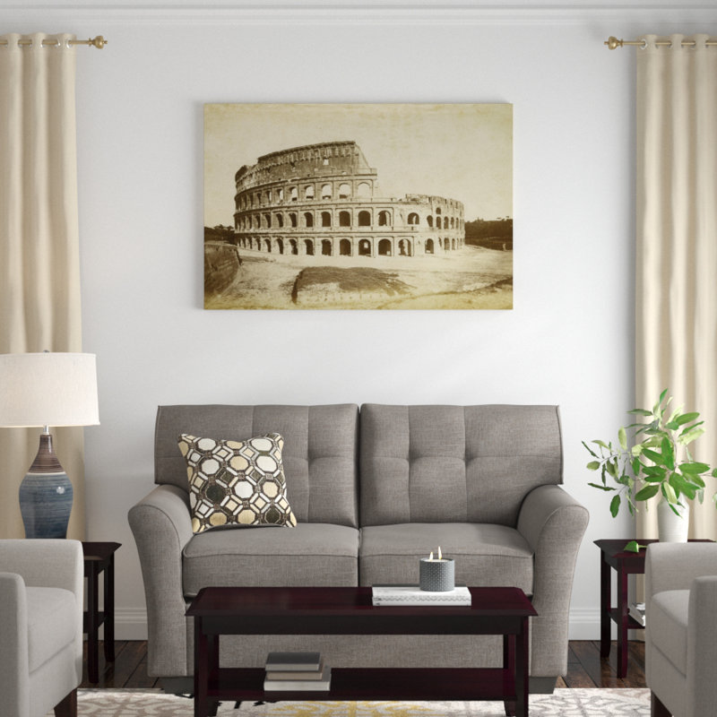 The Colosseum by Giacomo Brogi - Photograph Print, 81cm H x 122cm W, Wrapped Canvas