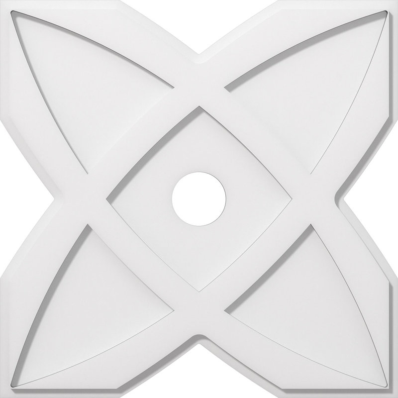Diamètre intérieur de médaillon en PVC de 3 po Titus, H 22 po x l 22 po x P 1 po