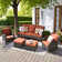 Tommy 5 - Person Patio Conversation Sets with Cushions