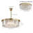 Kellise 8 - Light Dimmable Drum Chandelier