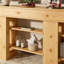 Console de style moderne en bois massif.-130693970-131132719