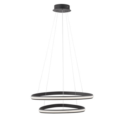 2 - Light LED Geometric Pendant