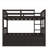 Fazilet Kids Twin Over Twin Bunk Bed with Trundle with Drawers-2056697241
