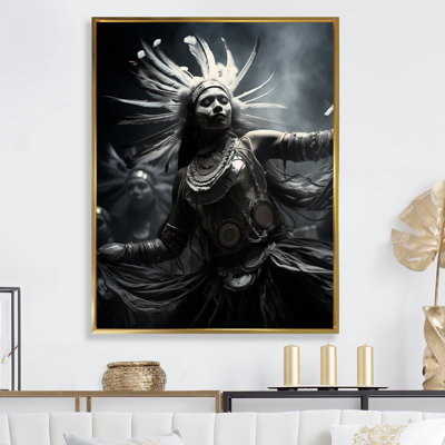 «Native Art Dance Of Spirits I» sur toile