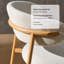 80cm H Upholstered Armchair in Brown-134699382
