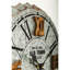Horloge murale en métal galvanisé