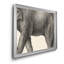 Brodtmann éléphant - cadre photo, reproduction d'art sur toile-367283291-367283284