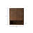 Modern Walnut Wall-Mounted Striped Bathroom Cabinet