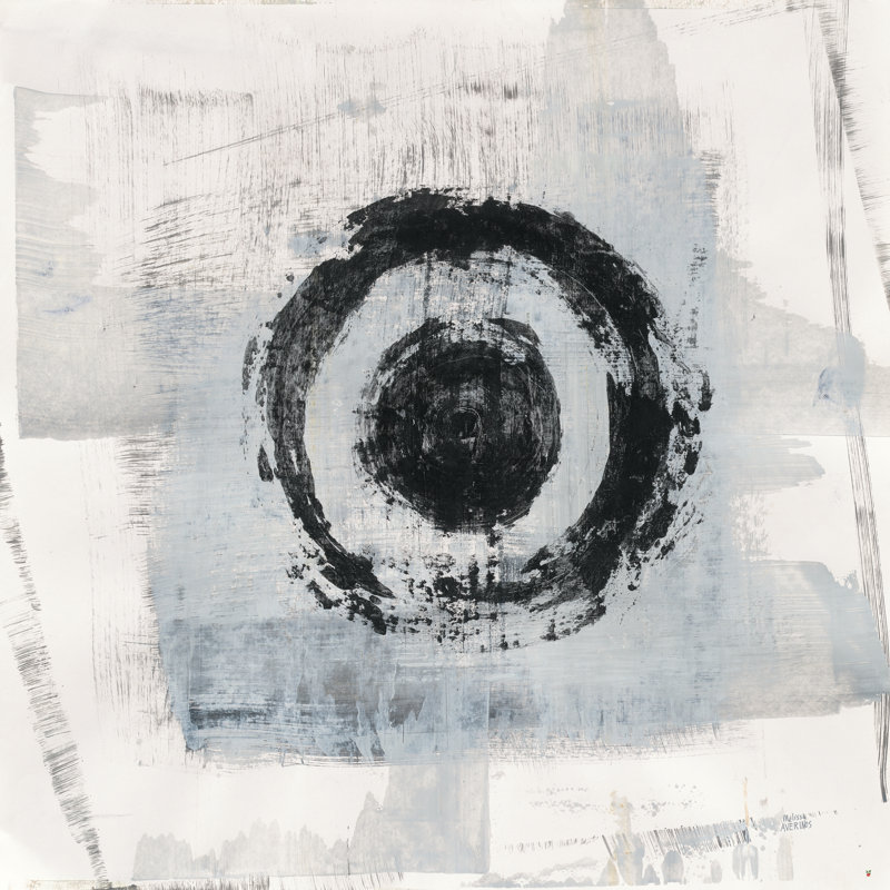 Zen Circle II by Melissa Averinos - Wrapped Canvas Painting, 30cm H x 30cm W x 3.8cm D