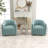 Annelotte Velvet Swivel Barrel Chair-797866486