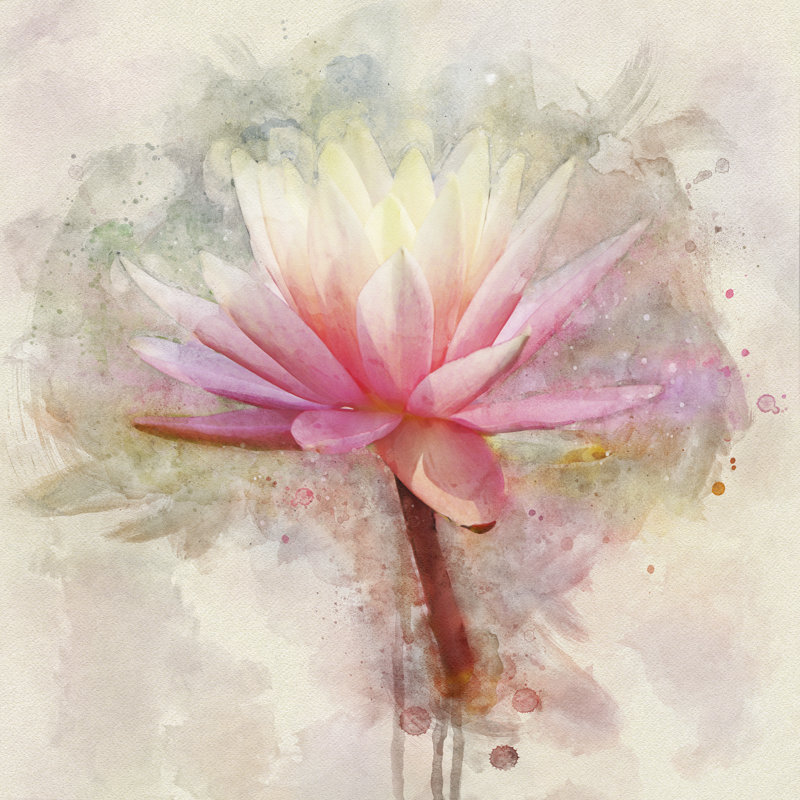 Pretty In Pastel I by Leda Robertson - Wrapped Canvas Painting, 51cm H x 51cm W x 3.8cm D