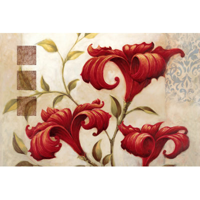 Large Element Floral - Wrapped Canvas Painting