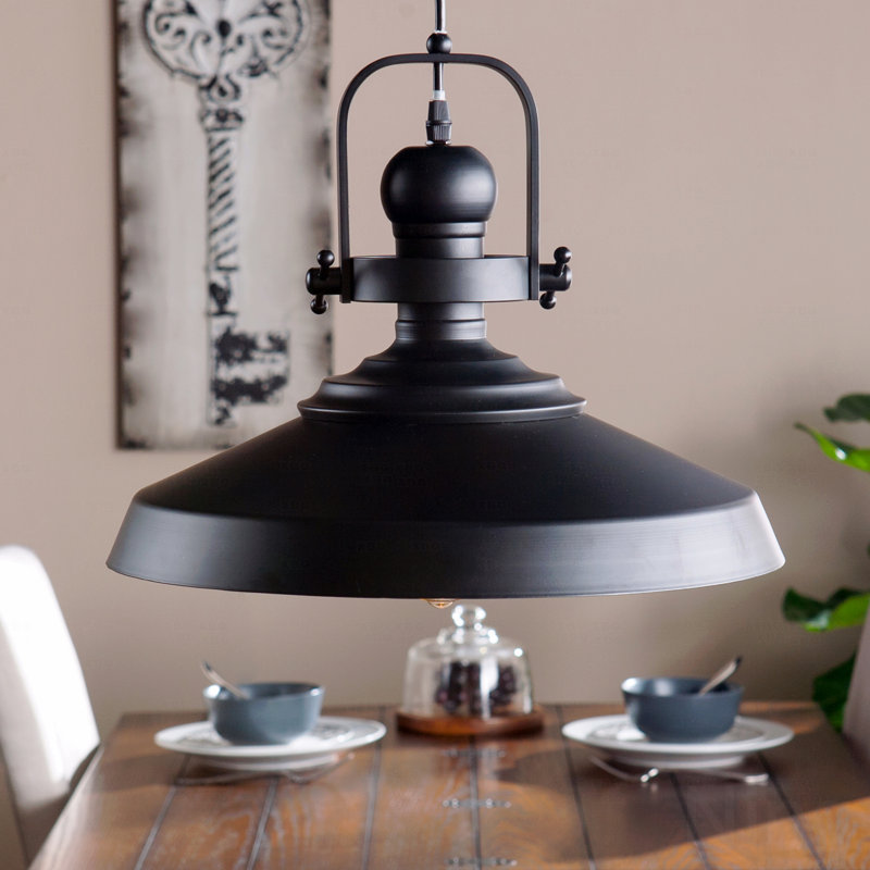 Lampe suspendue style industriel