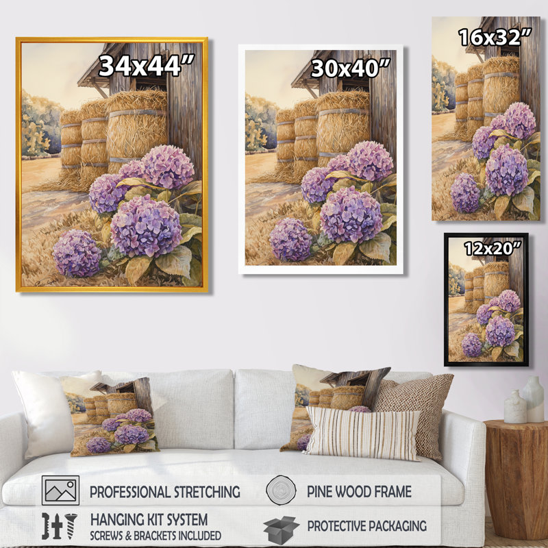 Isairis - Floral Wall Art Prints, 32" H x 16" W, Single Picture Framed Print, White