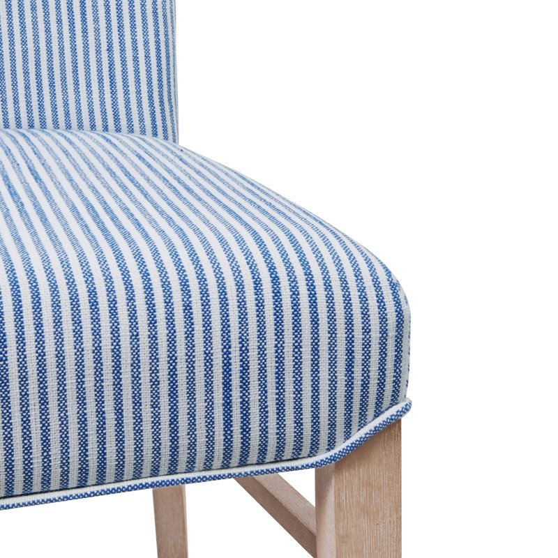 Miramonte 19" W Dining Chair, Blue Stripes