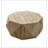38.58"Three-dimensional Embossed Pattern Design American Retro Style Coffee Table